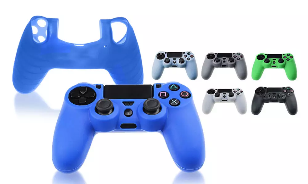 2x oder 4x Silikon-Hülle für PS4 Controller in der Farbe nach Wahl - Primary Image