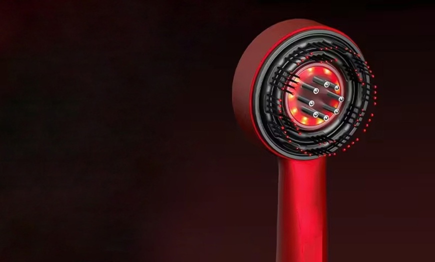 Image 7: Appareil de massage de cuir chevelu avec peigne applicateur d'huile