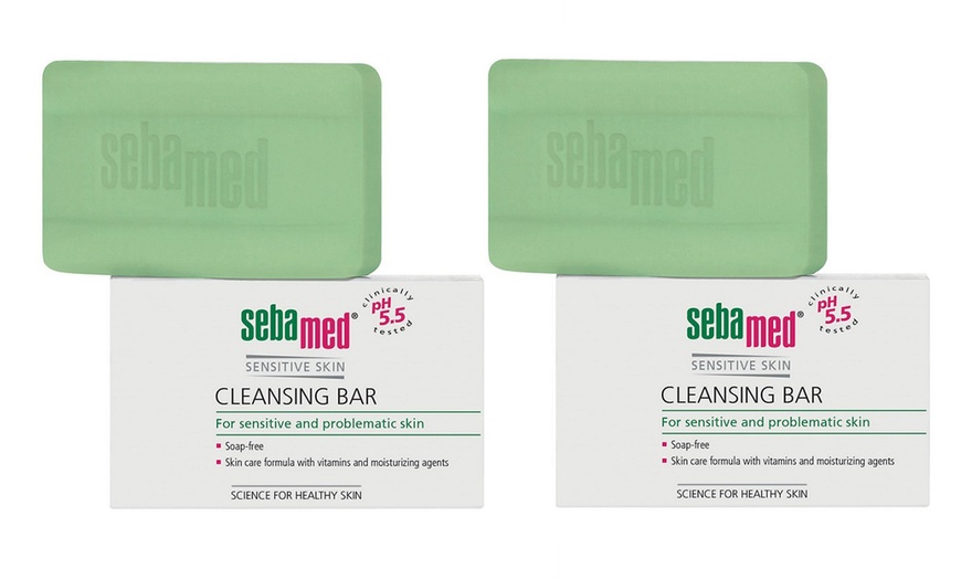 Image 1: Two Sebamed Cleansing Soap