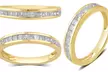 1/2 CTTW Princess Diamond Channel Band in 10K Gold by Brilliant Diamond - Second Medium