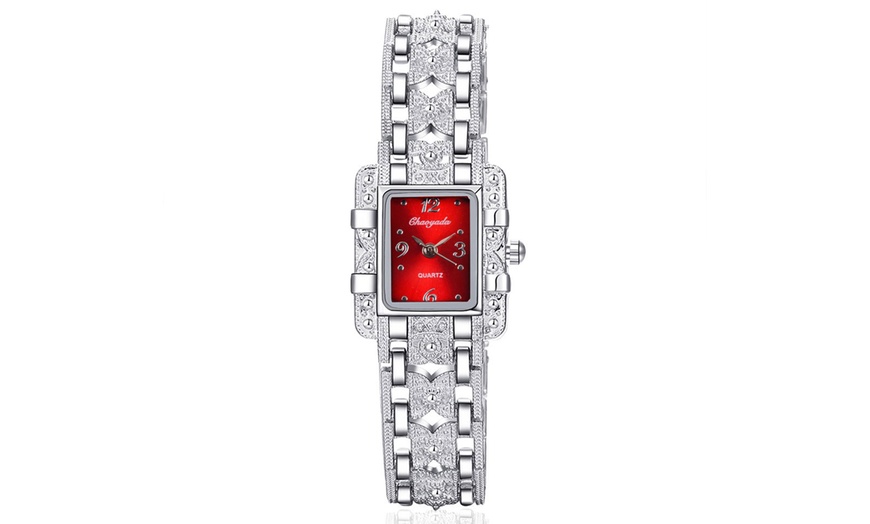 Image 7: Women's Square-Dial Bracelet-Watch