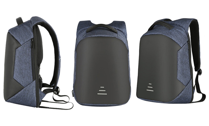 Image 8: One or Two Anti-Theft Backpacks with Optional Cable