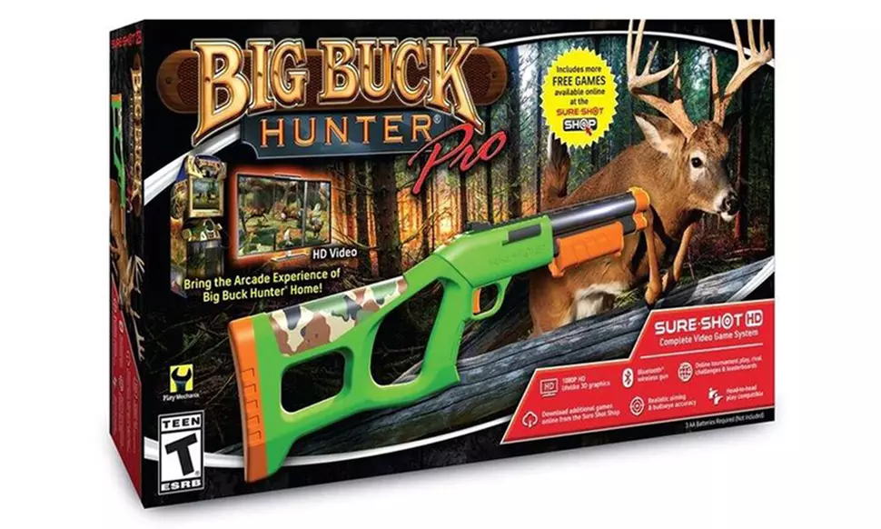 Big Buck Hunter Pro Home Arcade Game Set or Add-on Wireless Controller - Second Medium
