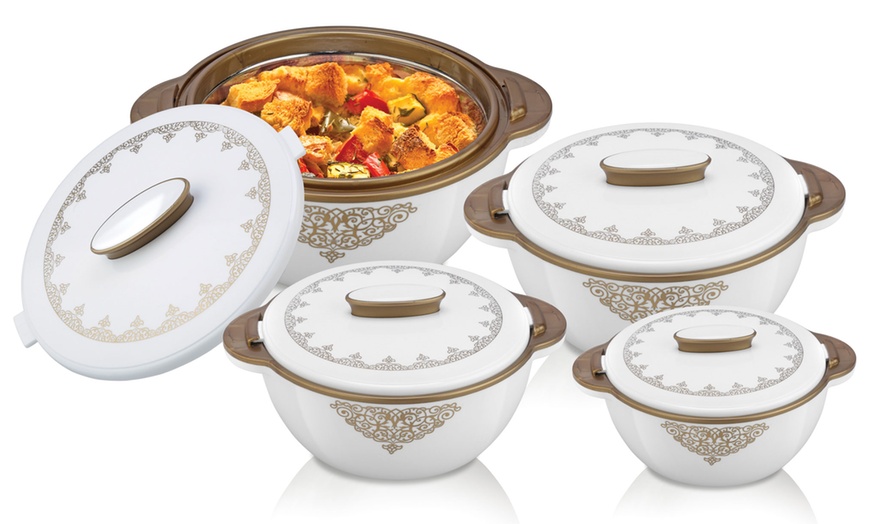 Image 2: Four-Piece Solitaire Hot Pot Set