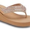 Image 4: Olivia Miller Women's Embellished Wedge Sandals