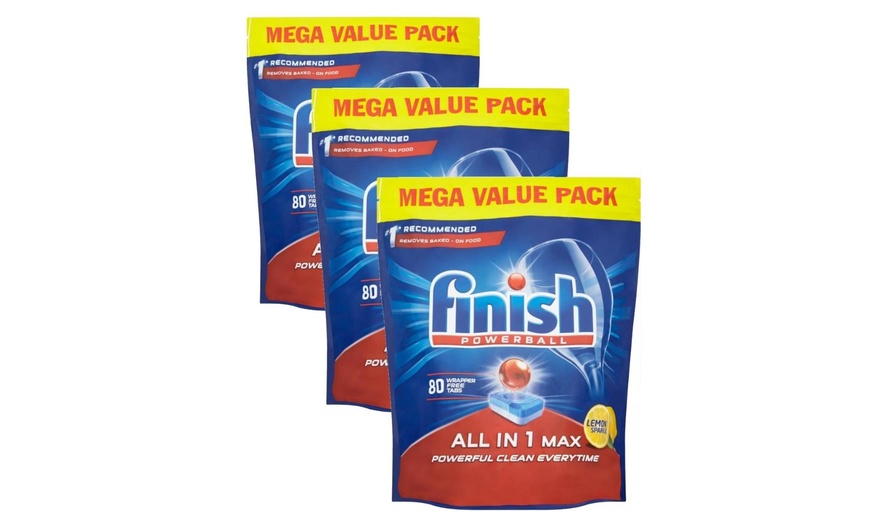 Image 2: Up to 240 Finish Powerball All In One Max Dishwasher Tablets