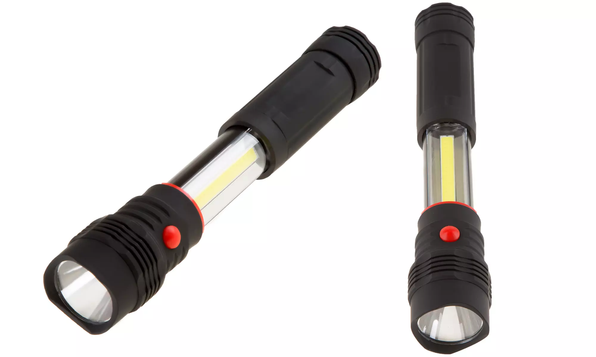 Stalwart 2-in-1 COB LED Telescoping Work Light Flashlight with Magnet - Primary Image