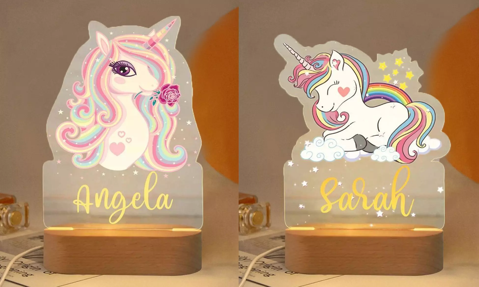 Personalisierbares Kinder-Nachtlicht