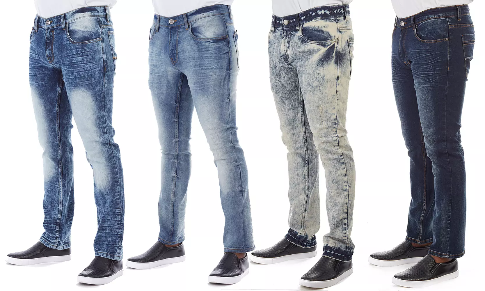 RawX Men's Slim-Fit Stretch Denim Jeans - Primary Image