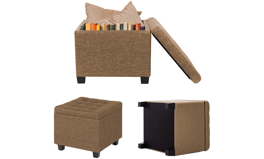 Image 23: Pouf avec espace de rangement