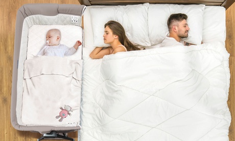 Culla fianco letto inclinabile e regolabile in 6 posizioni diverse