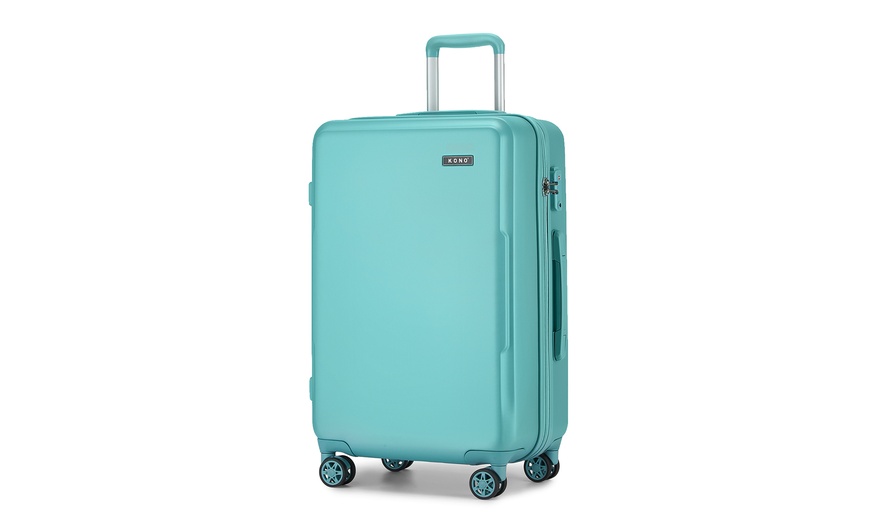 Image 13: One or Three Minimalist Design Hard Shell Luggage Set with TSA Lock 