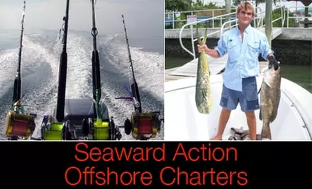 $199 for a 4-Hour Group Fishing Trip for Up to 6 People from Seaward Action Charters ($350 Value) - Primary Image