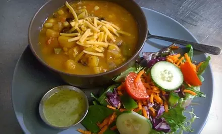 $6 for $12 Worth of Organic Fare and Drinks at Café Solstice - Primary Image