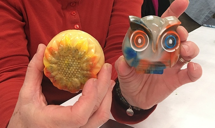 BYOB Sip and Soap Class for 1, 2, or 4 - Learn Handmade Soap Making