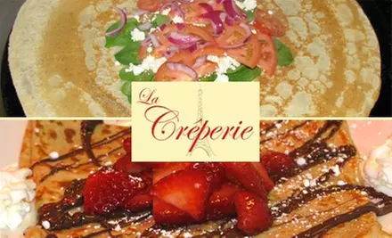 $5 for $10 Worth of Crêpes, Wraps, and More at La Crêperie - Primary Image