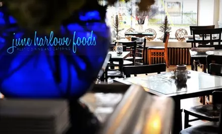 $17 for $35 Worth of Local Comfort Fare and Drinks at June Harlowe Foods - Primary Image