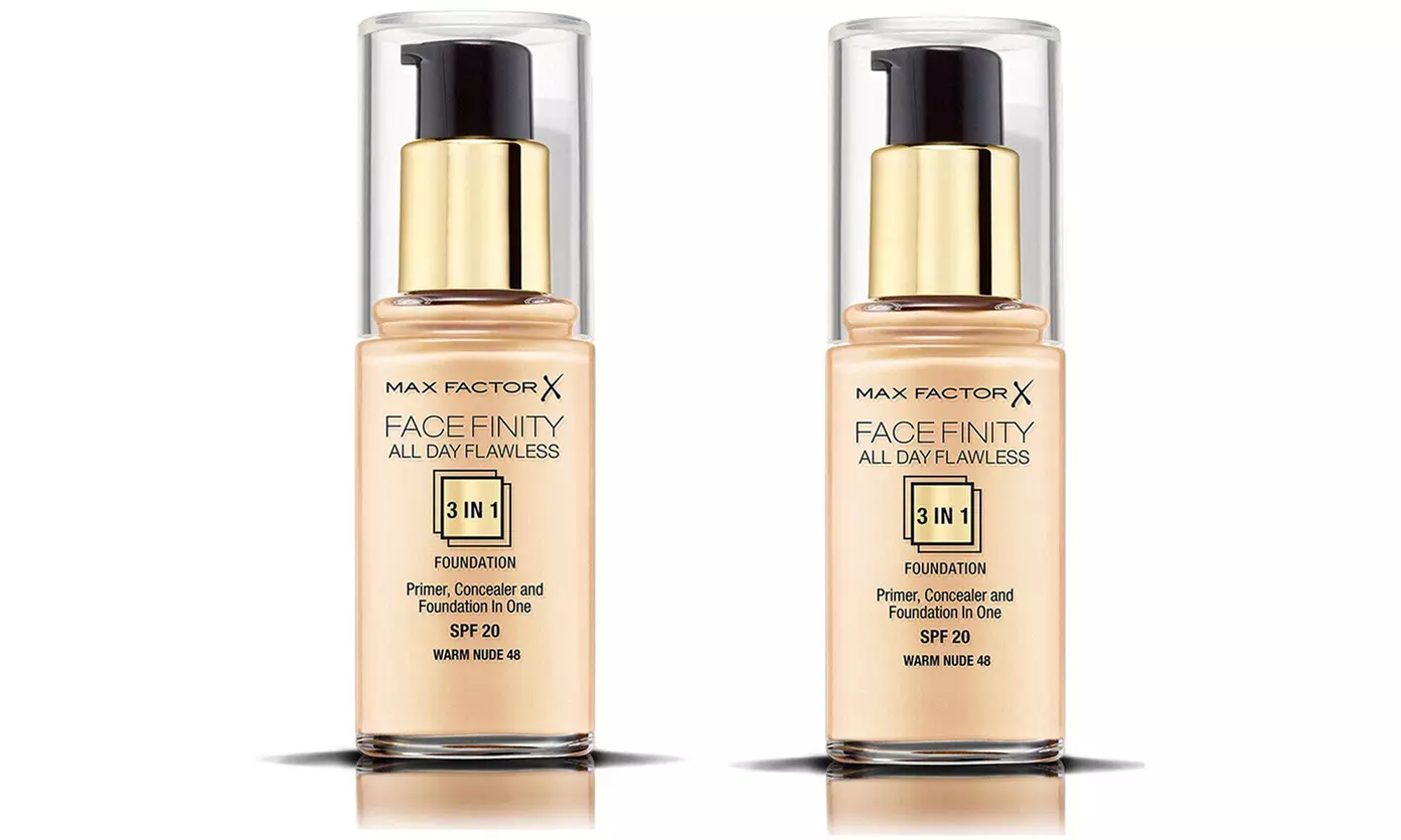 2 o 3 fondotinta Max Factor Face Finity