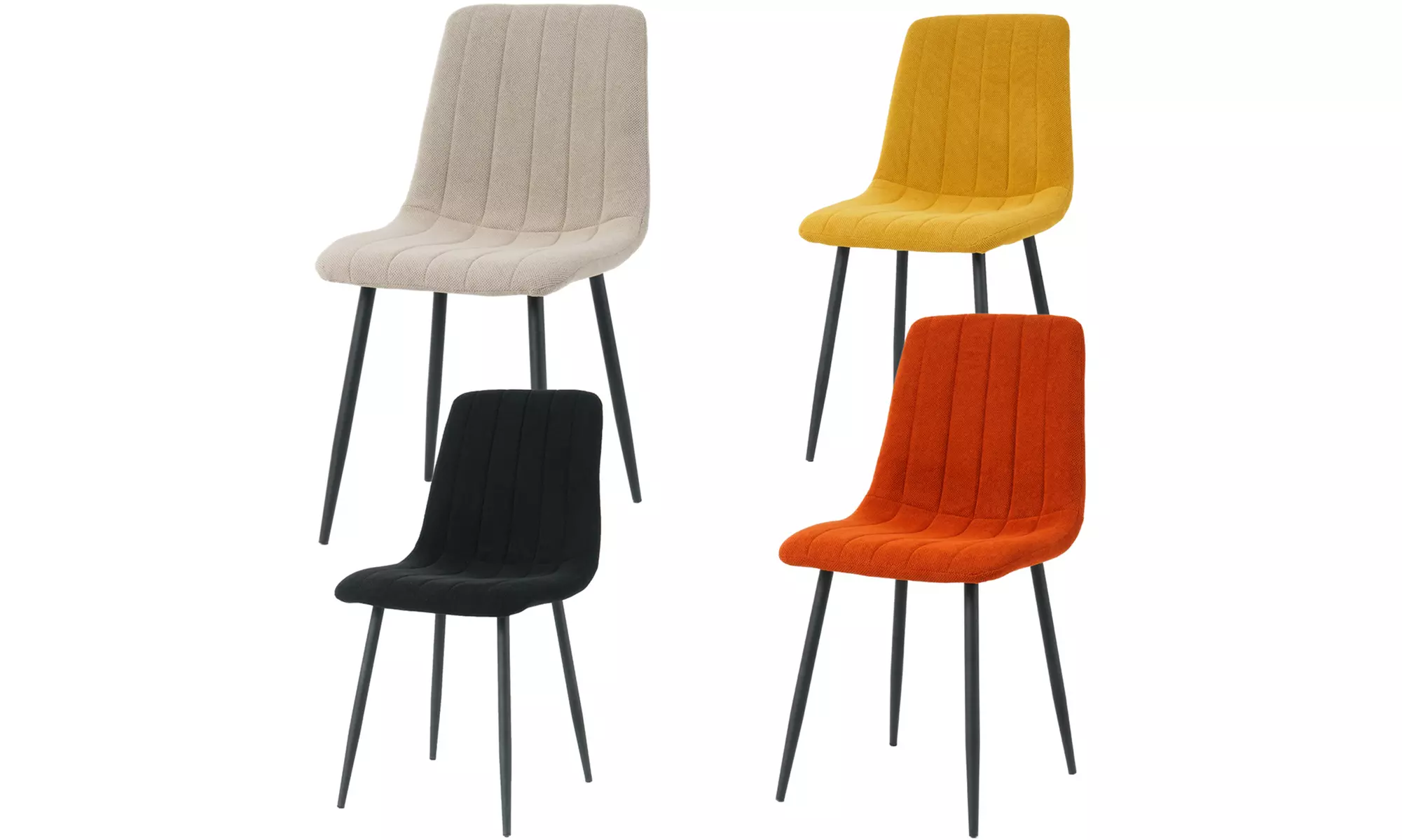 Lot de 4 chaises "Apolo", coloris au choix, livraison offerte - Primary Image