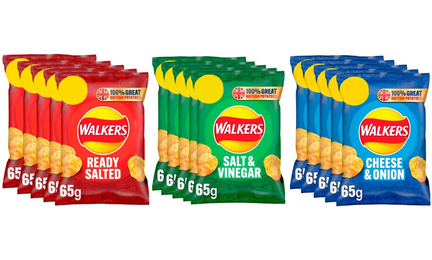 Image 1: Walkers Crisps Mixed 15-Pack