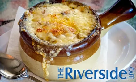 $10 for $25 Worth of Soup, Sandwiches, Steak, and More at The Riverside Cafe - Primary Image