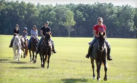 $55 for a 90-Minute Trail Ride for Two from Cactus Jack's Trail Rides in Ocala ($110 Value) - Primary Image