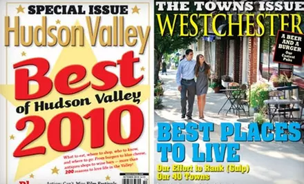 $7 for a One-Year Subscription to "Hudson Valley" Magazine ($14.97 Value), or $9 for a One Year Subscription to "Westchester" Magazine and "Westchester Home" ($26.97 Value) - Primary Image