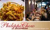 $8 for Chicken Satay and Lychee Martini at Philippe Chow Express ($17 Value)