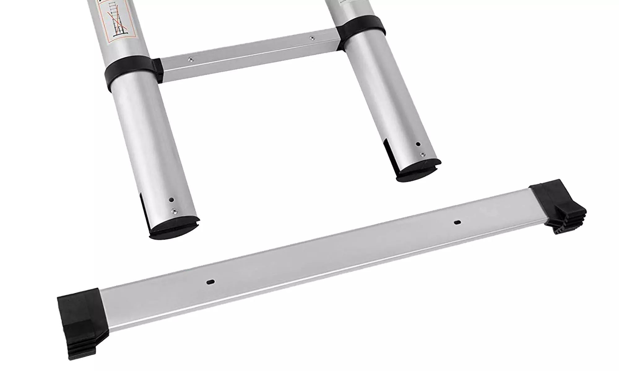 Échelle télescopique en aluminium rétractable de Herzberg