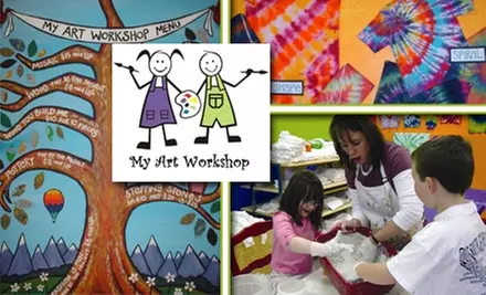 $20 for $40 Toward Pottery, Tie Dye, Mosaics, Clay, Classes and More at My Art Workshop - Primary Image