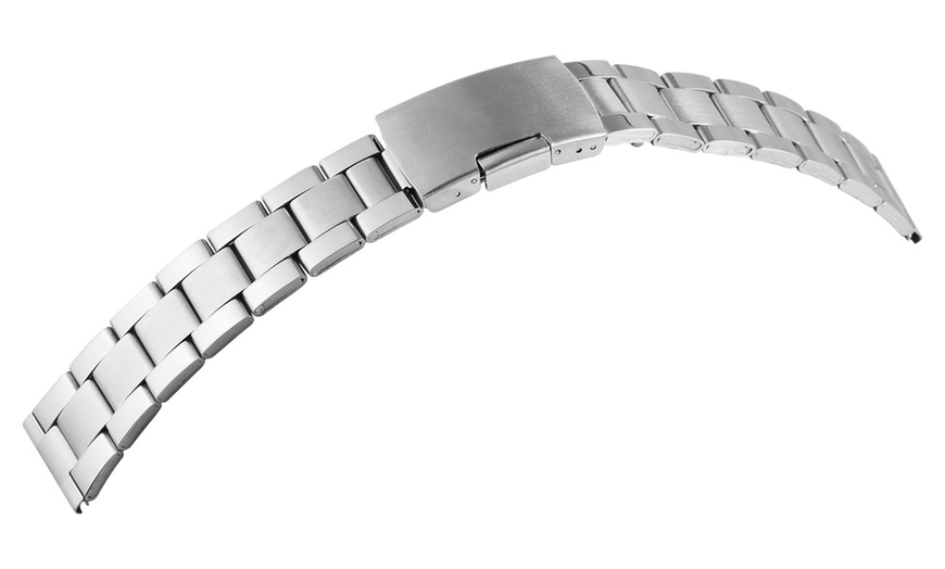 Image 4: 1x, 2x oder 3x Edelstahl-Band für Armbanduhr