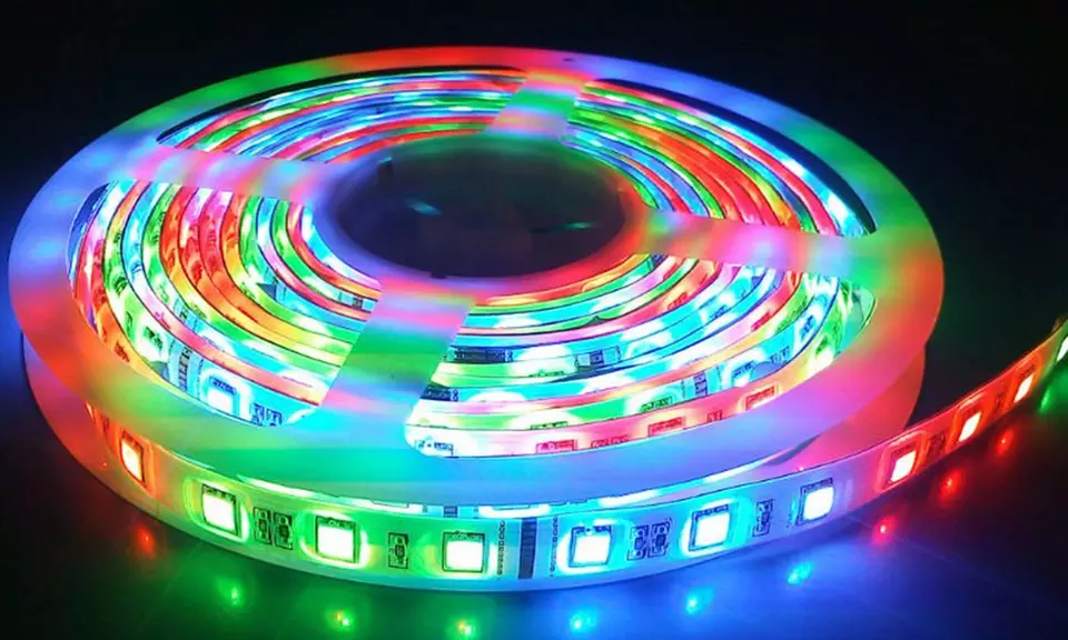 16 Foot 300 LED Multicolor Waterproof Light Strip with IR Remote Control - Primary Image