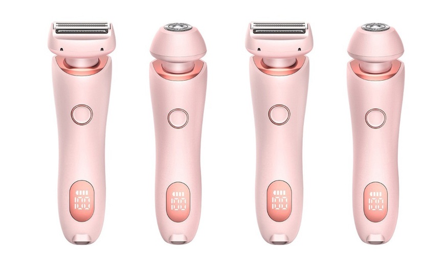 Image 6: One or Two Women's Two-in-One Rechargeable Electric Shavers