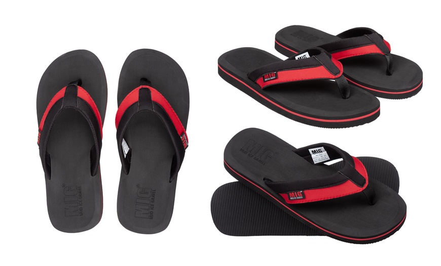 Image 9: MIG Men's Classic Flip Flops