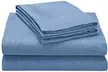 Leaf Embossed Bed Sheet Set (4-Piece) - Second Medium