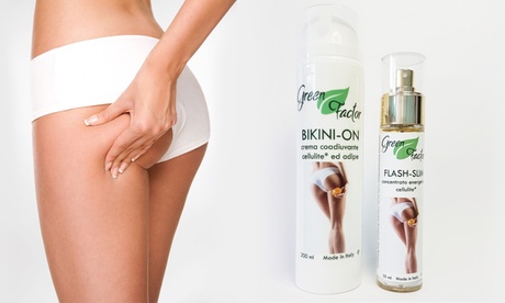 Siero e crema coadiuvante cellulite ed adipe intensiva bio&natural formuleno PEG, PPG, parabeni, siliconi, coloranti
