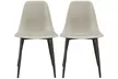 Ensemble de 2 ou 4 chaises scandinaves "Lily" Doosense, coloris au choix, livraison offerte - Image 4