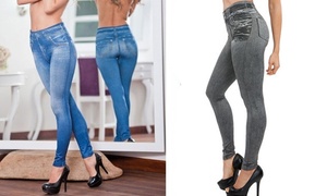 One or Two Pairs of High-Waist Jeggings