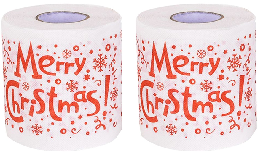 Image 15: Christmas Themed Toilet Roll Paper