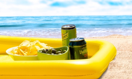 1 o 2 tavolini gonfiabili per alimenti e bevande disponibili in 5 colori