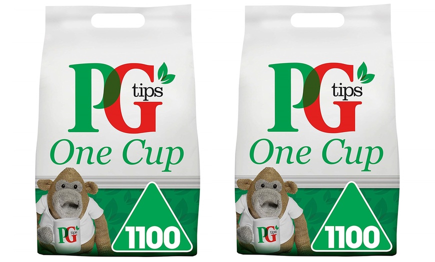 Image 2: PG Tips 1100 One Cup Tea Bags