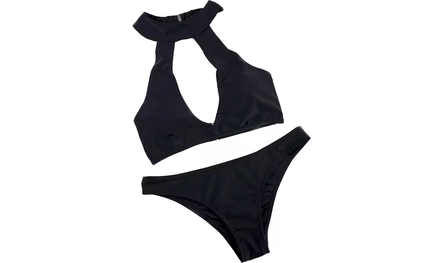 Bikini noir échancré de la collection Clara - Second Medium