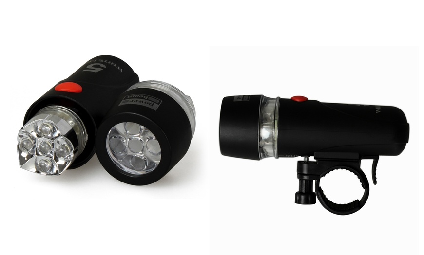 Image 3: Ultra-Bright Bike Head Light Set