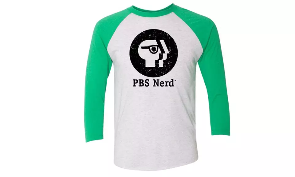 PBS Nerd Raglan Shirt   - Second Medium