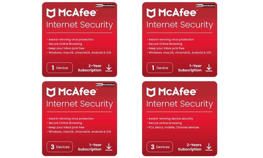 Image 1: McAfee Internet Security 2025 para 1 o 3 dispositivos