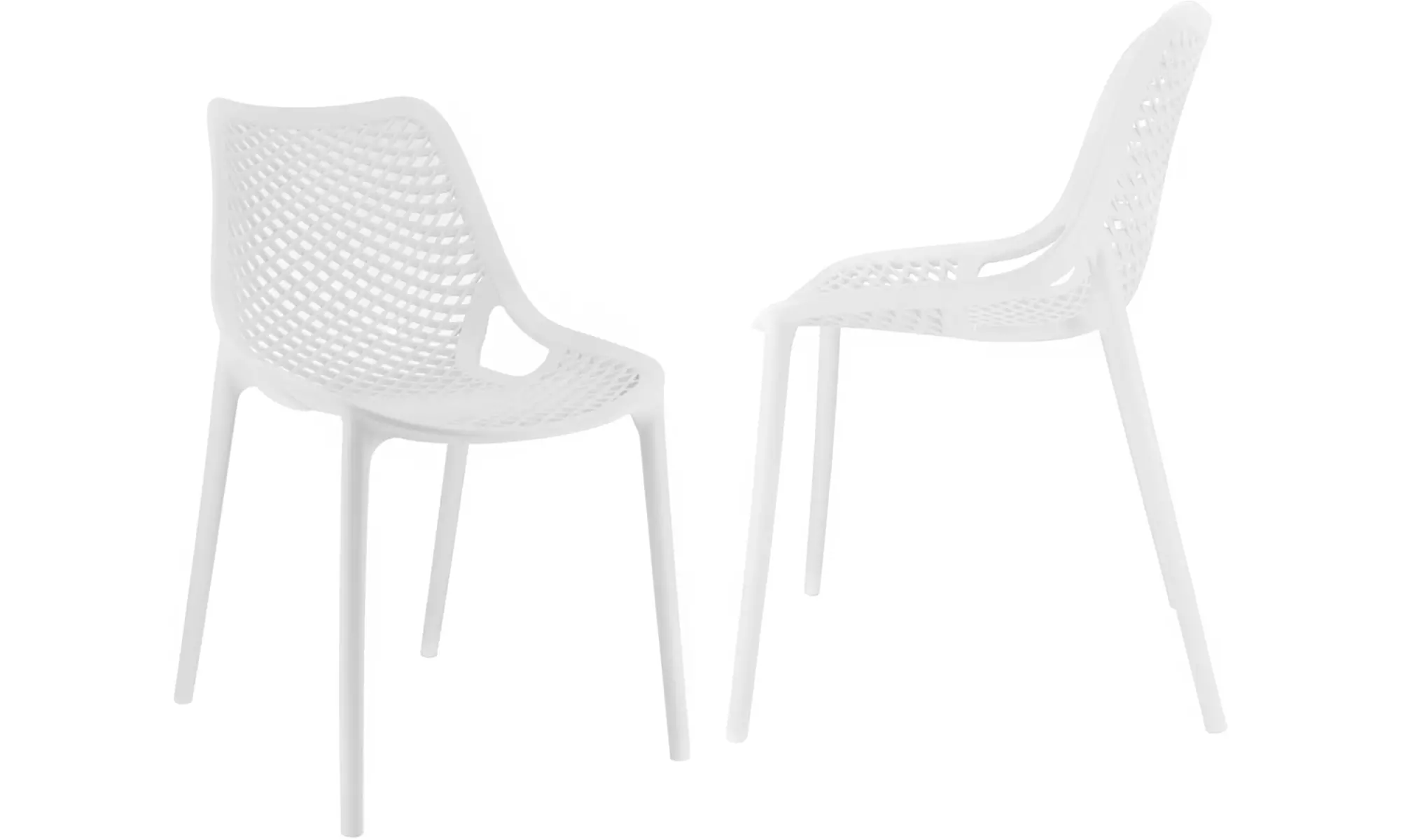 Set di 4 sedie Braga in polipropilene Cribel