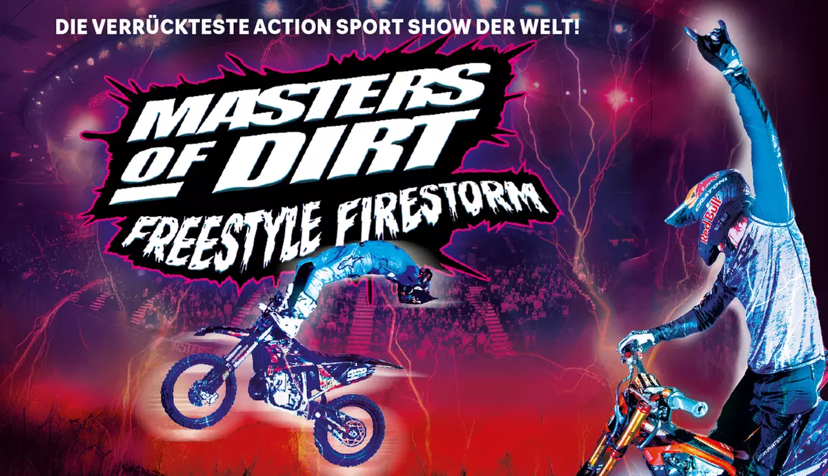 1 Ticket für Masters of Dirt am 04.04. um 13:30 oder 18:30 Uhr