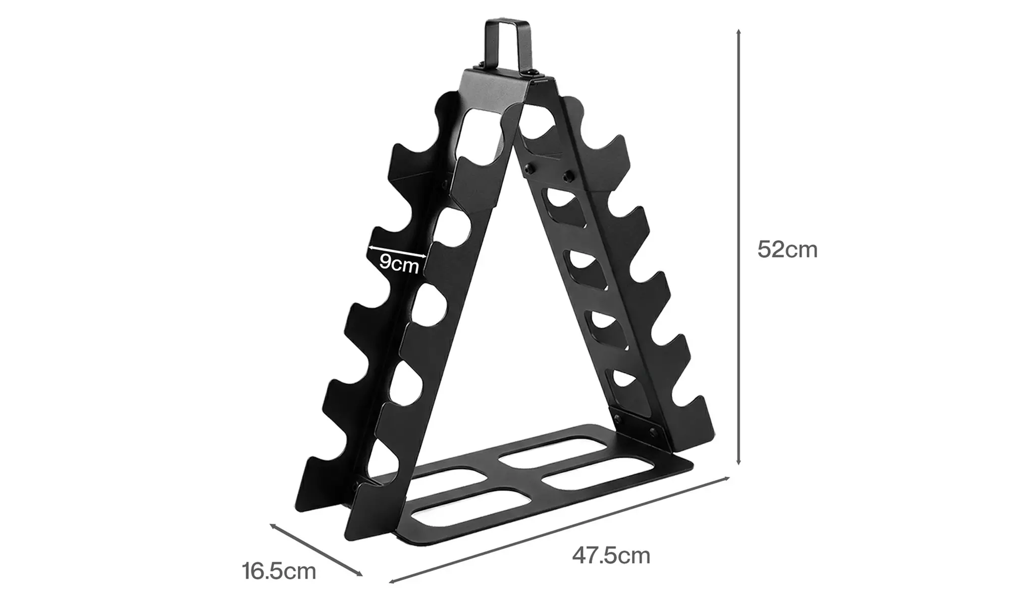 Centra A-Frame Dumbbell Storage Rack Stand