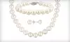 $50 for White Pearl Jewellery Set with Necklace, Bracelet, and Earrings at Silver Street Jewellers ($200 Value)