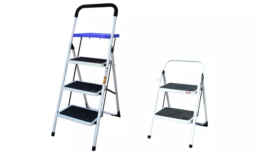 AmeriHome 2- or 3-Step Utility Stool with Optional Tray - Primary Image